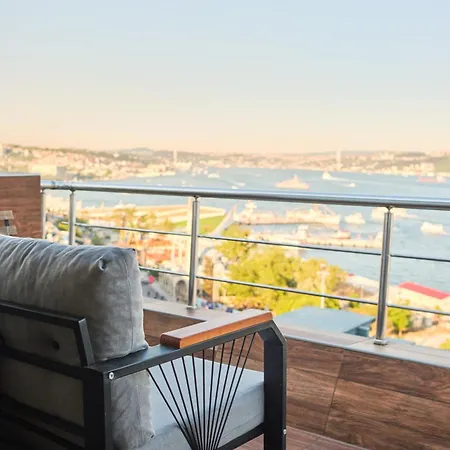 Deluxe Duplex W 210 Bosphorus View In Cihangir Appartement *