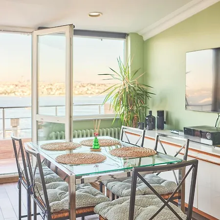 Deluxe Duplex W 210 Bosphorus View In Cihangir Appartement Istambul